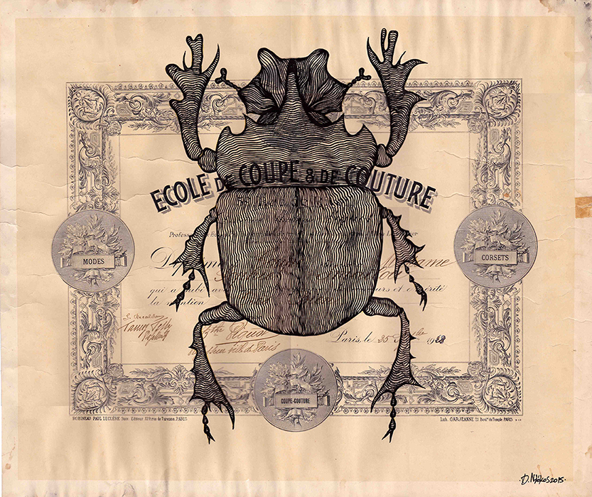 Greek artist, painting, artwork, dimitris ntokos, lives in Athens, scarab, scarabeus, beetle, dimitris dokos, canvas, contemporary art, modern art, art, beetle, optic art, art