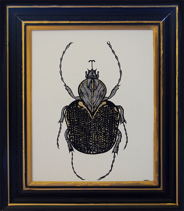 Greek artist, painting, artwork, dimitris ntokos, lives in Athens, scarab, scarabeus, beetle, dimitris dokos, canvas, contemporary art, modern art, art, beetle, optic art, art