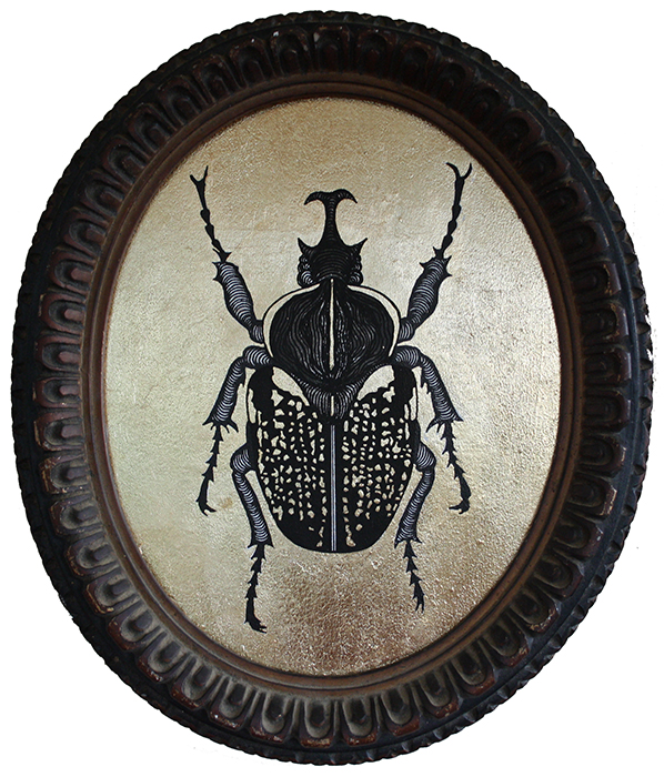 Greek artist, painting, artwork, dimitris ntokos, lives in Athens, scarab, scarabeus, beetle, dimitris dokos, canvas, contemporary art, modern art, art, beetle, optic art, art