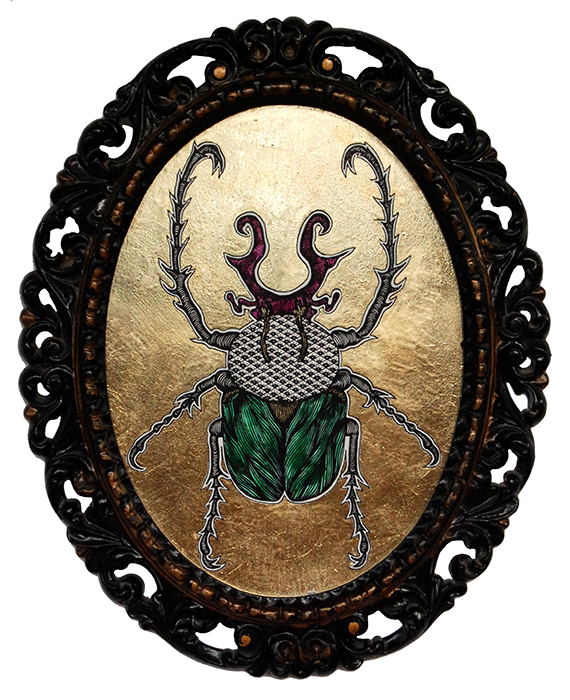 Greek artist, painting, artwork, dimitris ntokos, lives in Athens, scarab, scarabeus, beetle, dimitris dokos, canvas, contemporary art, modern art, art, beetle, optic art, art